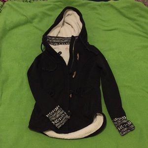 Hollister Fleece Lined Hoodie Jacket